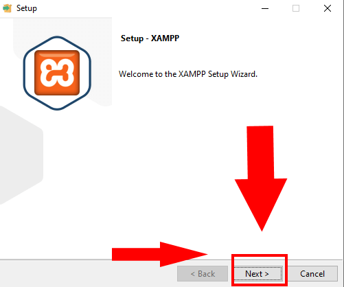 Começo da Instalação do Xampp