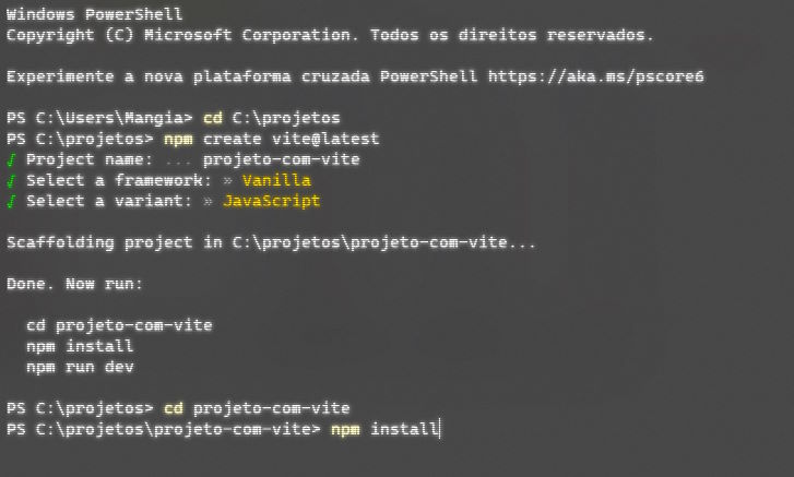 Instalando dependências NPM em projetos com Vite