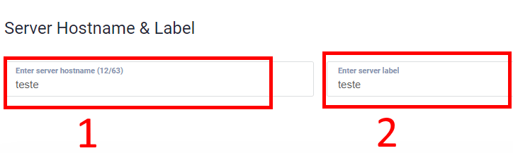 Adicionar Nome do Servidor VPS Adicionar Nome do Servidor VPS