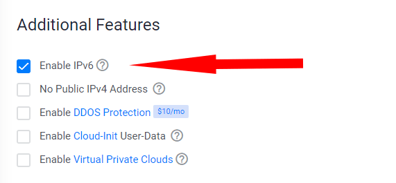 Ativar IPv6 no VPS Ativar IPv6 no VPS