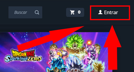 Botão de Login Nuuvem